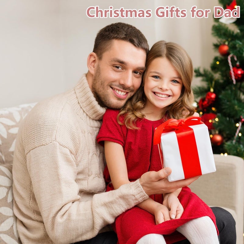MAMAGIFTREE هدايا عيد الحب للأب من الابنة هدايا عيد ميلاد الأب، أحب أفضل أب على الإطلاق هدية، لوحة أكريليك لتزيين المكتب، هدية لأب جديد من الفتاة - Image 2